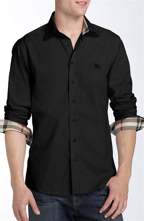 burberry brit tops black|Burberry Brit for men shirt.